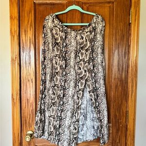 Women’s Target Wild Fable Snake Print maxi skirt NWT